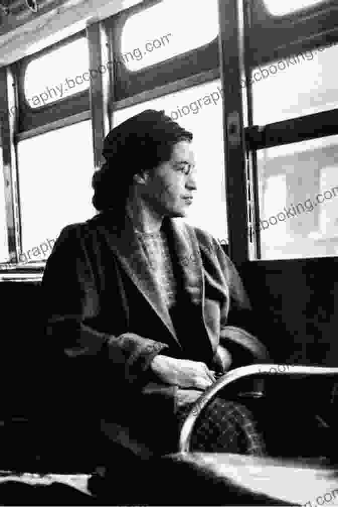 A Black And White Photograph Of Rosa Parks Sitting Calmly Amidst A Crowded Bus, Surrounded By Onlookers Stories That Changed America: Muckrakers Of The 20th Century