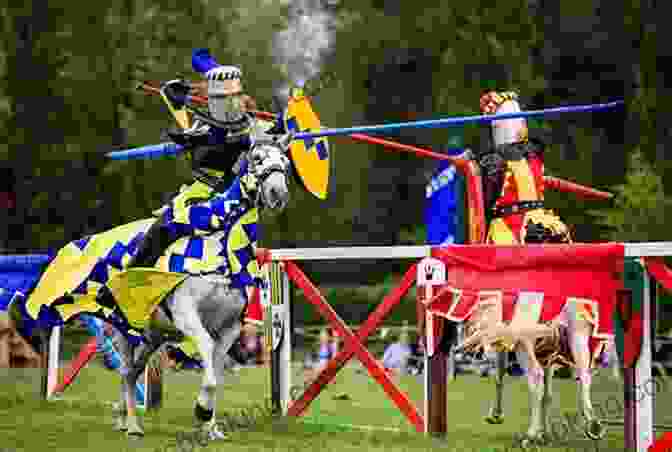 A Bustling Tournament Ground At Ravenwood Castle, Knights On Horseback Clashing In Jousting Matches The Knight S Journal III: Confident Cadent Pendent (King Arthur Origins 3)