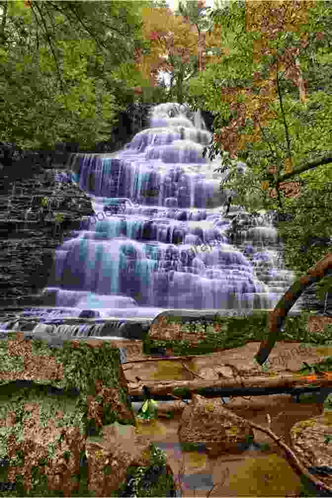 A Cascading Waterfall Surrounded By Lush Greenery In Western New York Secret Places Of Western New York: 25 Scenic Hikes
