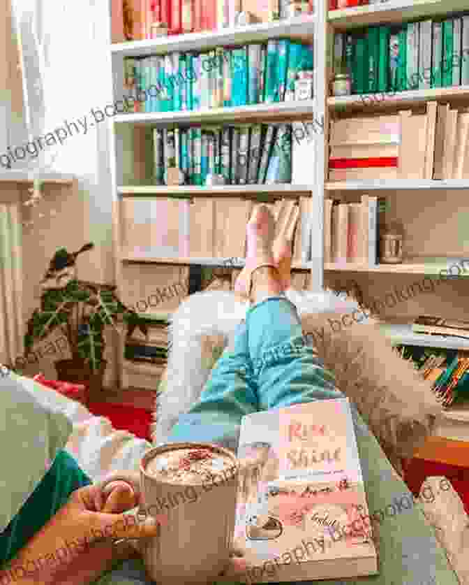 A Cozy Reading Nook With A Woman Reading A Book Lipstick On His Collar: HarperImpulse Mobile Shorts (The Kiss Collection)