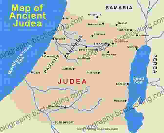 A Detailed Map Of First Century Judea, Highlighting Major Cities And Geographical Features The World Jesus Knew: A Curious Kid S Guide To Life In The First Century (Curious Kids Guides 1)