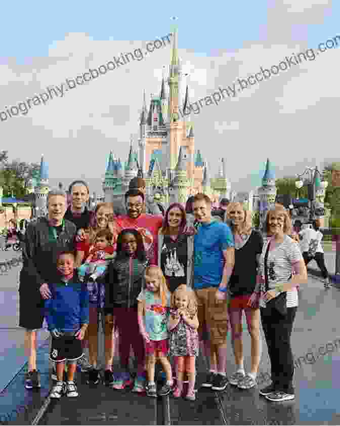 A Happy Family Posing For A Picture In Front Of Cinderella Castle One Day At Disney: Meet The People Who Make The Magic Across The Globe (Disney Editions Deluxe)