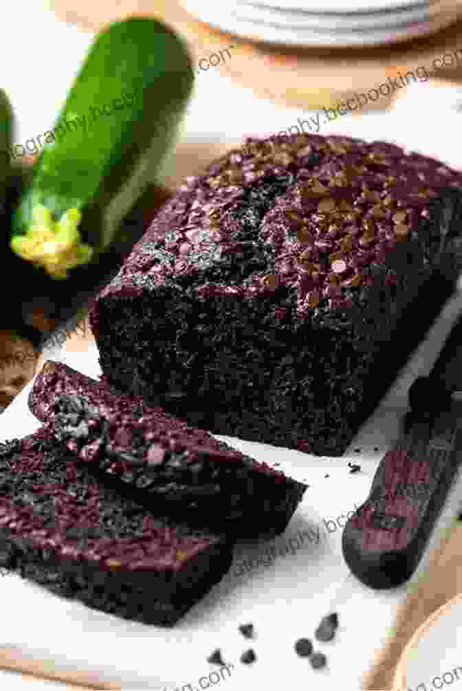 A Moist And Tender Zucchini Bread Loaf Studded With Chocolate Chips Sweet Loaf: 15 Sweet And Delicious Bread Recipes (Baking Dough Bread Machine)
