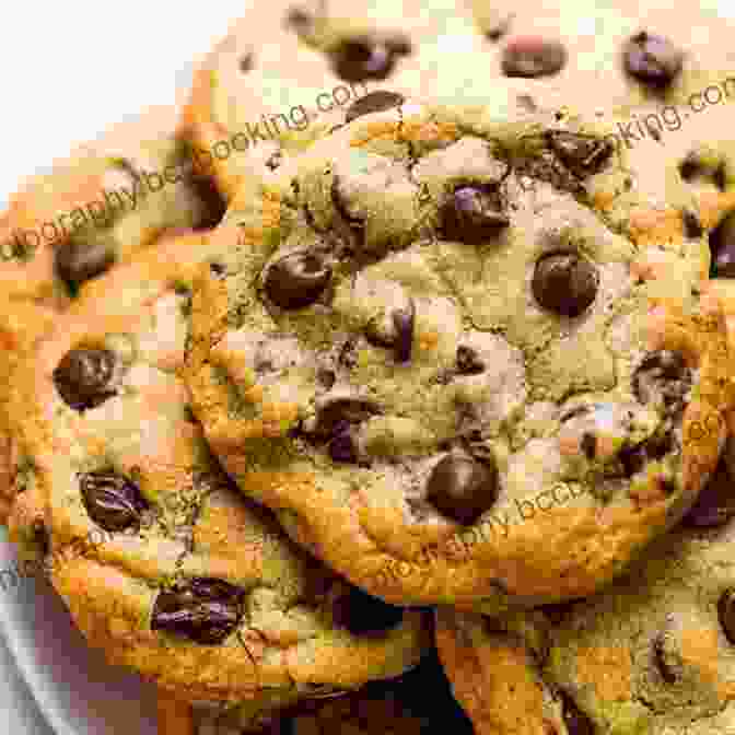 A Plate Of Freshly Baked Chocolate Chip Cookies, Warm And Gooey Cooking With Love: Comfort Food That Hugs You