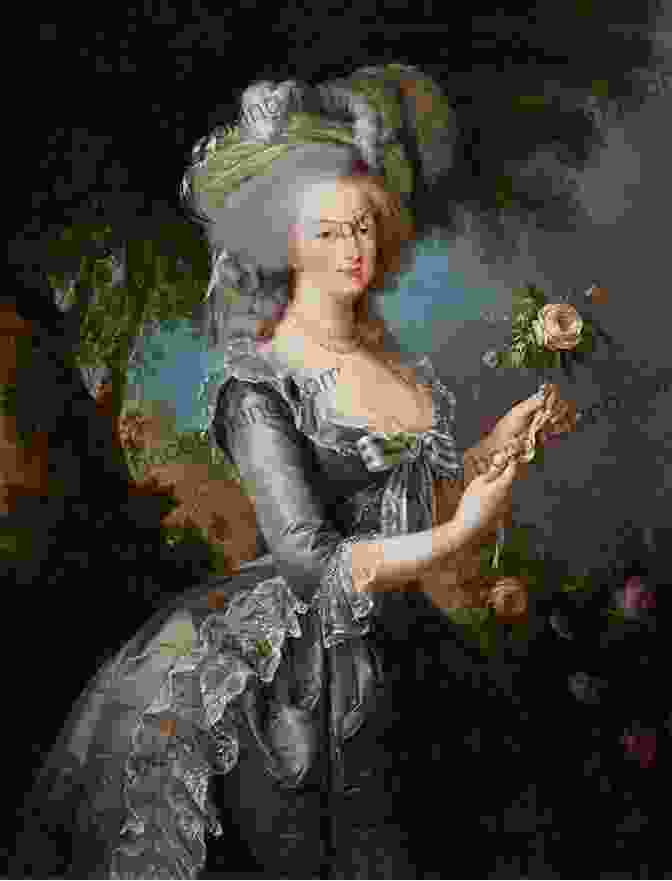 A Portrait Of Marie Antoinette Wearing A White Dress With Blue Ribbons Queen Of Fashion: What Marie Antoinette Wore To The Revolution (PICADOR)