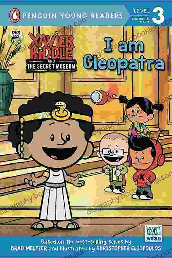 Am Cleopatra Xavier Riddle And The Secret Museum Book Cover A Young Girl With Flowing Hair And A Magnifying Glass Standing In A Museum Filled With Ancient Artifacts I Am Cleopatra (Xavier Riddle And The Secret Museum)