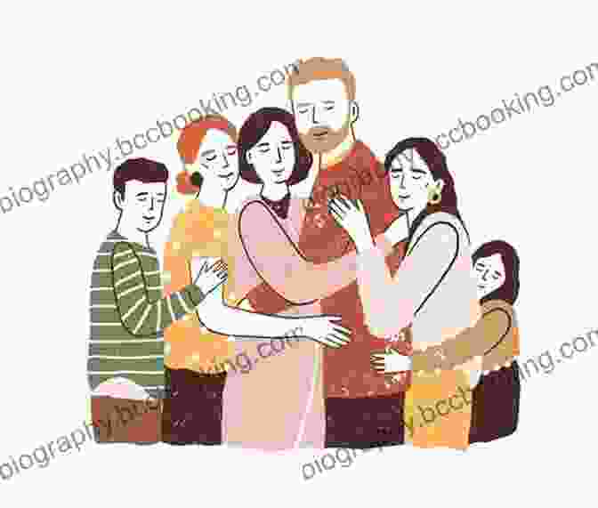 An Illustration Depicting A Family Embracing Each Other Forging Silver Into Stars Brigid Kemmerer