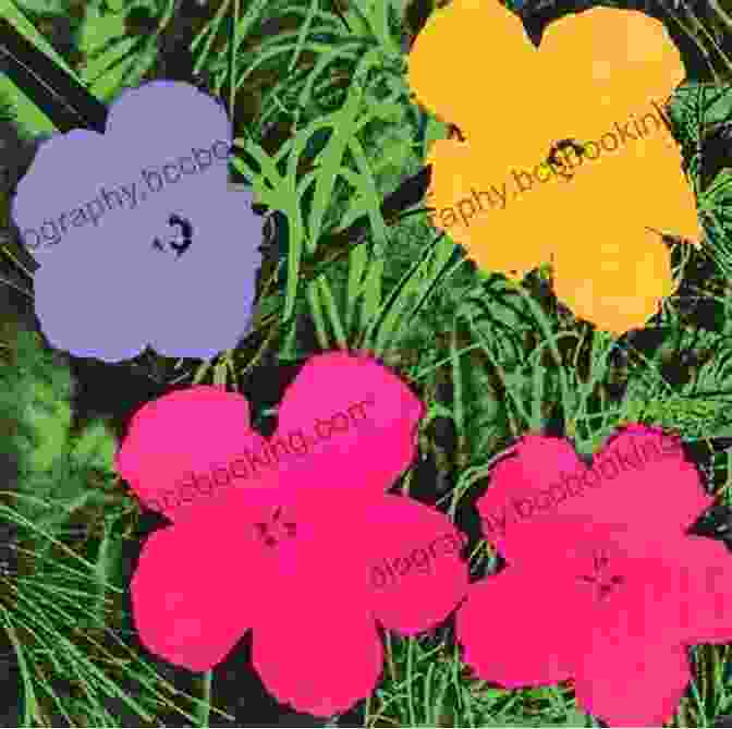 Andy Warhol's Flowers, Capturing The Iconic Imagery Of Pop Art Landscape Painting With Twenty Four Reproductions Of Representative Pictures Annotated