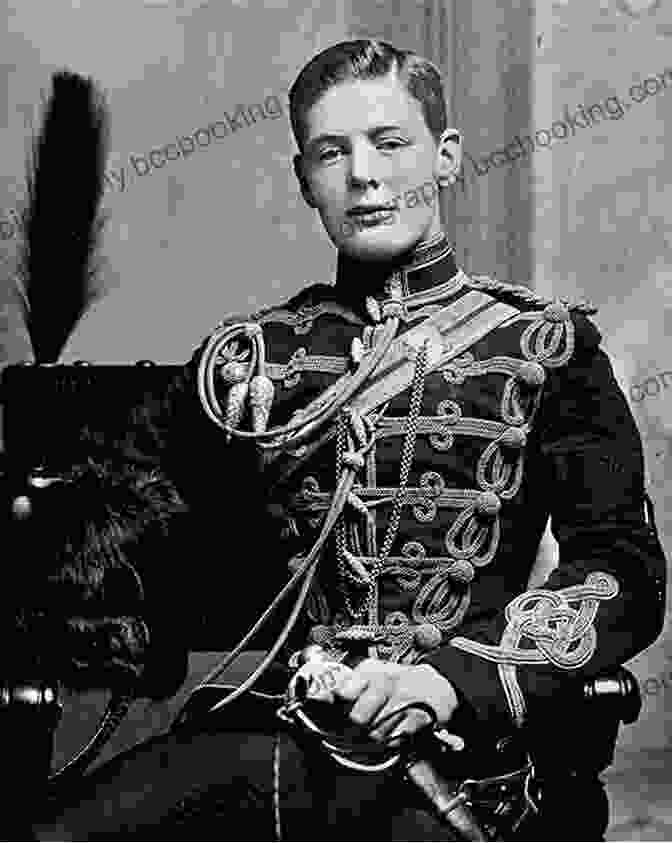Black And White Portrait Of A Young Winston Churchill In Military Uniform My Early Life: 1874 1904 Brian Kellow