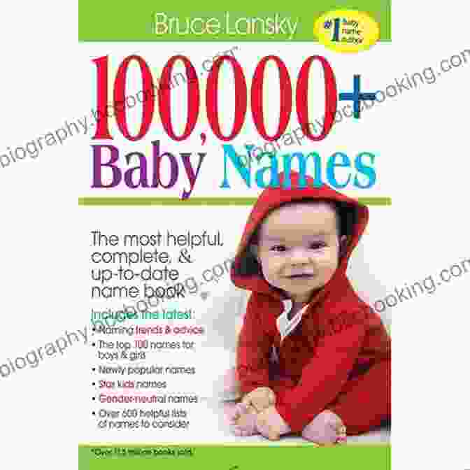 Book Cover Of 'The Most Helpful Complete Up To Date Name Book' 100 000+ Baby Names: The Most Helpful Complete Up To Date Name