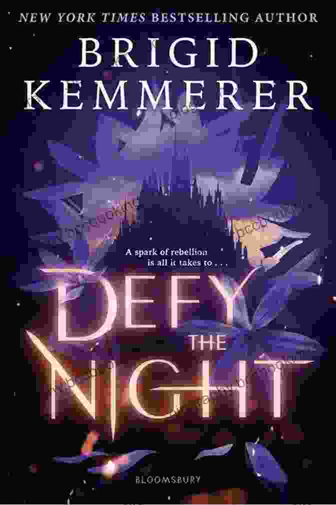 Defy The Night Book Cover By Brigid Kemmerer Featuring A Man With Silver Hair And A Woman With Red Hair Embracing In A Dark Forest Defy The Night Brigid Kemmerer