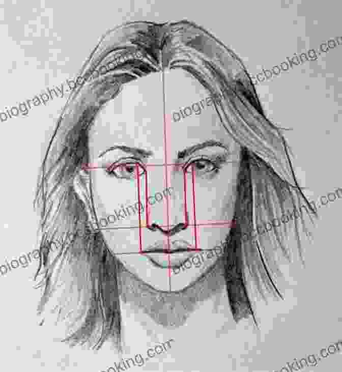 Example Of A Detailed Head Drawing, Showcasing Facial Features, Proportions, And Hair HOW TO DRAW PEOPLE: Beginner S Step By Step Guide On How To Draw People Learn How To Draw And Sketch Human Figure