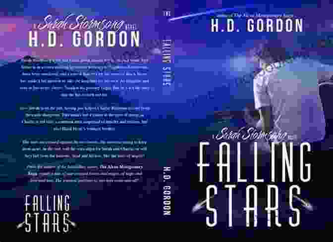 Falling Stars Book Cover Featuring A Silhouette Of Two People Looking Up At The Stars Falling Stars (Stories Of Life Stories Of Love 3)