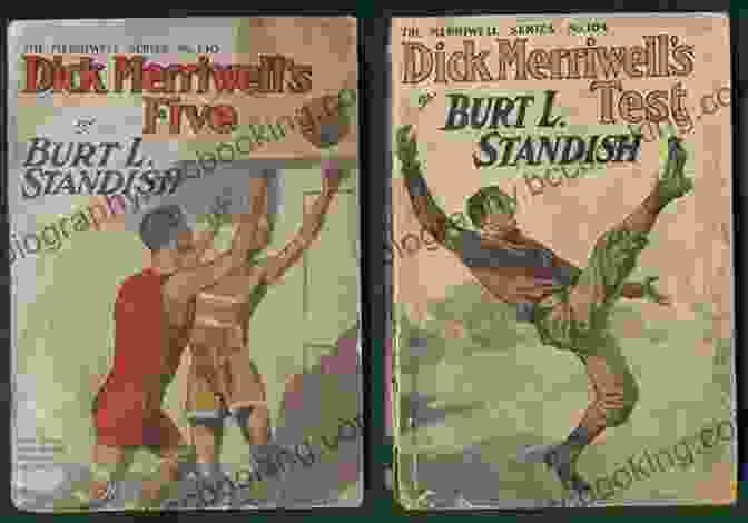 Frank Merriwell's Son Burt Standish Book Cover Featuring A Young Man In A Football Uniform Frank Merriwell S Son Burt L Standish