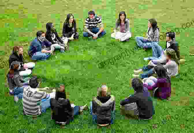 Group Of Friends Sitting In A Circle And Sharing Stories Mile Behind The Smile: Rediscovering Our Happiness Through Embracing Our Stories