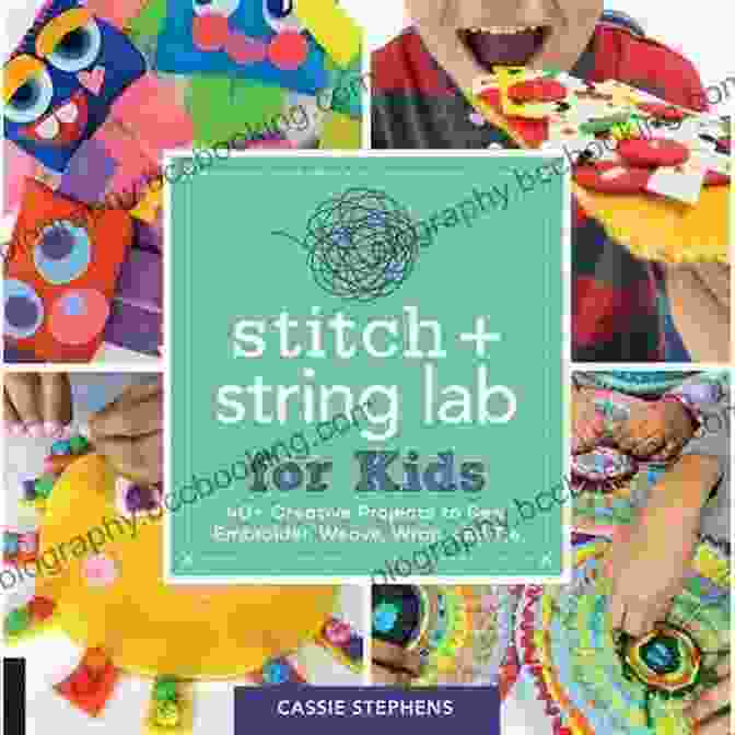 Happy Child Engrossed In A Stitch And String Lab For Kids Activity Stitch And String Lab For Kids: 40+ Creative Projects To Sew Embroider Weave Wrap And Tie