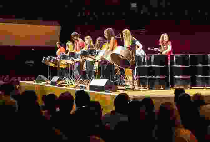 Image Of A Steelband Performing At A Festival Steel Drums (Made By Hand 3)