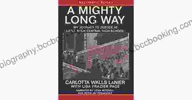 Mighty Long Way Book Cover Featuring A Silhouette Of A Lone Traveler Against A Vast Backdrop Of Mountains And Stars, Capturing The Essence Of The Book's Themes Of Exploration And Self Discovery A Mighty Long Way: My Journey To Justice At Little Rock Central High School