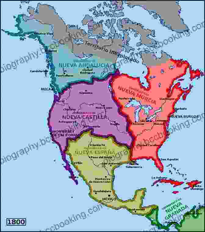 North America Map From 1800 Opening Up North America 1497 1800 (Discovery And Exploration)