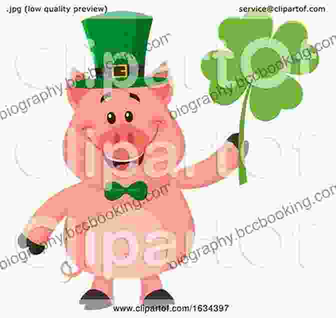 Peppa Pig Holding A Green Shamrock On St. Patrick's Day Peppa Pig: Peppa Loves St Patrick S Day