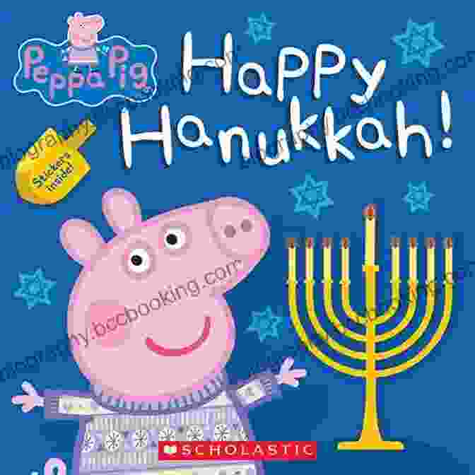 Peppa Pig In A Hanukkah Dress, Holding A Dreidel And A Cala Spinner Happy Hanukkah (Peppa Pig) Cala Spinner