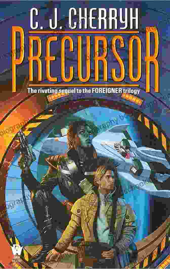 Precursor Foreigner Book Cover Featuring A Lone Human Figure Standing Amidst An Alien Landscape Precursor (Foreigner 4) C J Cherryh