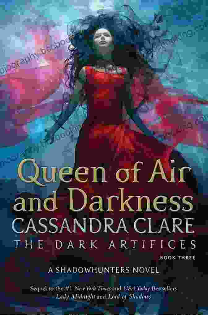 Queen Of Air And Darkness Book Cover Featuring A Shadowhunter And A Faerie In A Battle Scene Queen Of Air And Darkness (The Dark Artifices 3)