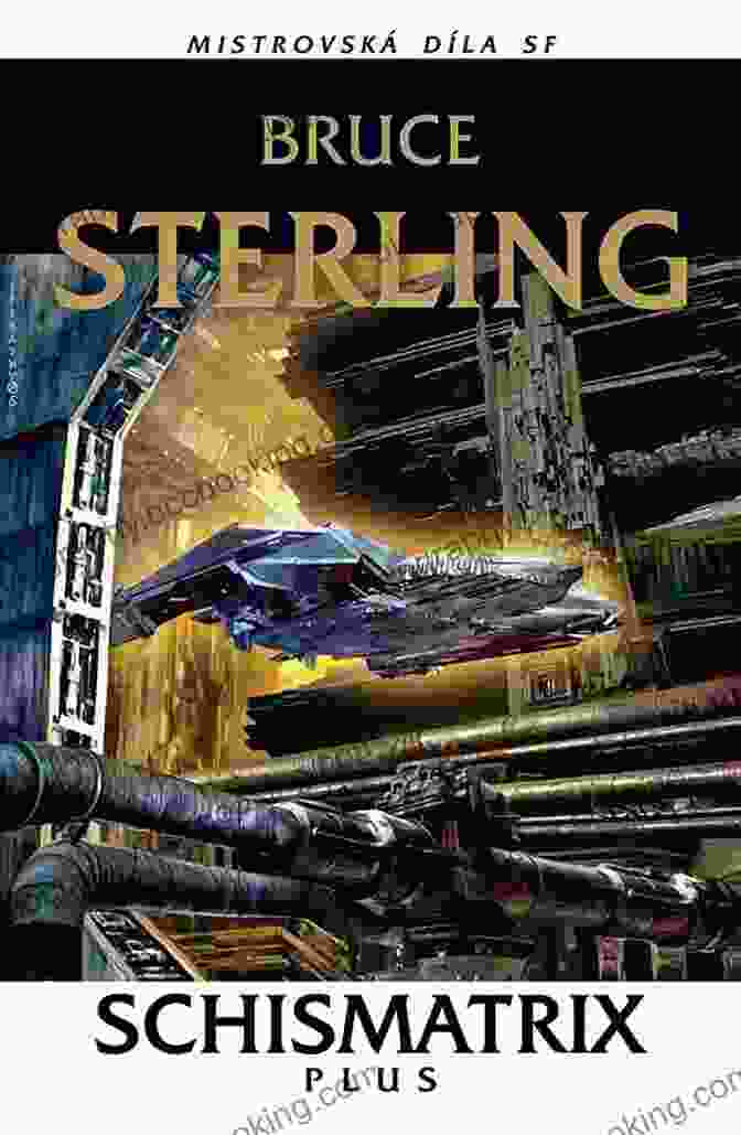 Schismatrix Plus Book Cover Featuring A Vibrant Cyberpunk Cityscape Schismatrix Plus Bruce Sterling