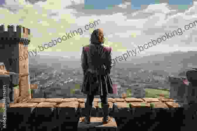Sir Gideon, Clad In Golden Armor, Stands Atop A Precipice, Gazing At The Horizon The Knight S Journal III: Confident Cadent Pendent (King Arthur Origins 3)