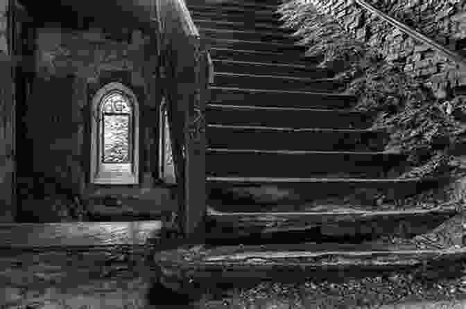 Staircase Bathed In Eerie Light Secrets Of The Congdon Mansion