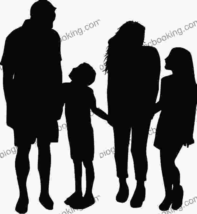 Tender Silhouette Of A Family, Capturing The Warmth And Joy Of Loved Ones Big Of Silhouettes (Dover Pictorial Archive)