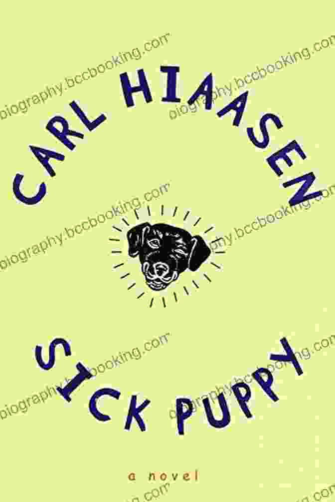 The Book Cover Of 'Sick Puppy Skink', Featuring A Young Boy Holding A Lizard. Sick Puppy (Skink 4) Carl Hiaasen