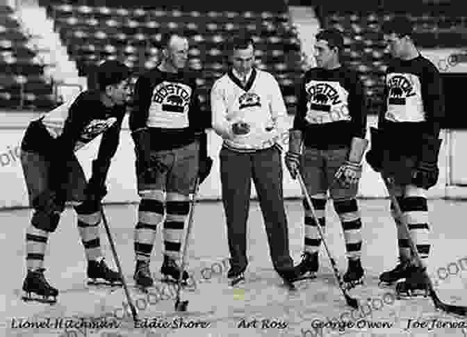 The Boston Bruins, Winners Of The Stanley Cup In 1929. Eddie Shore Is Second From The Left In The Front Row. Eddie Shore And That Old Time Hockey