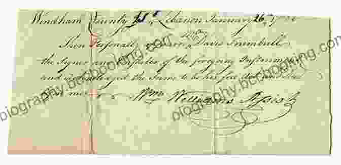 The Declaration Of Independence, Bearing William Williams's Signature Connecticut Signer: William Williams (Globe Pequot Classics 12)
