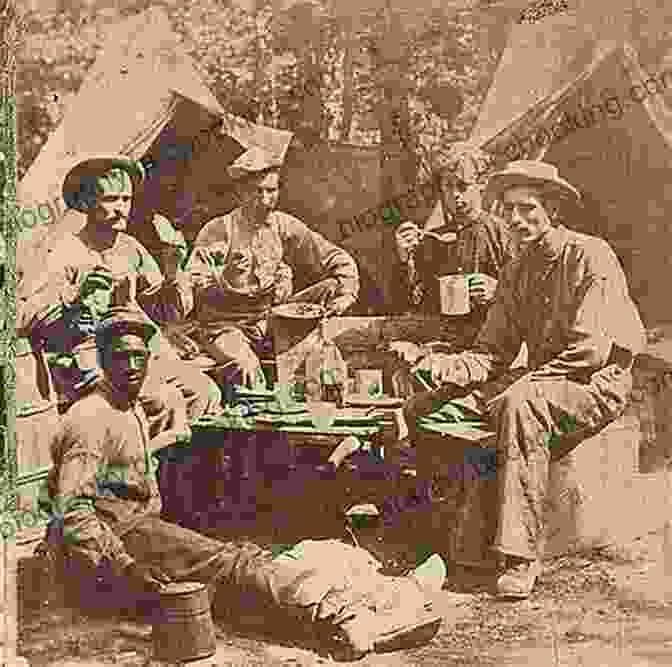 Union Soldiers Sharing A Meal In Camp A Thousand May Fall: An Immigrant Regiment S Civil War: Life Death And Survival In The Union Army