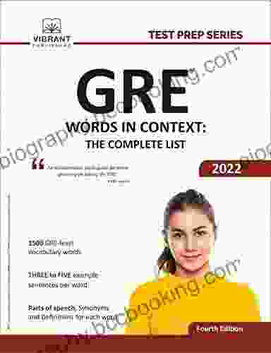 GRE Words In Context: The Complete List (Test Prep Series)